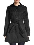 Laundry By Shelli Segal Hooded Trench Coat