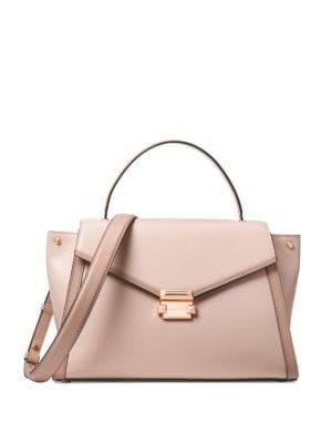 Michael Michael Kors Whitney Colorblock Top-handle Leather Satchel