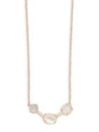 Nadri Ravello Multi-stone Sterling Silver Frontal Necklace