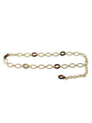 Fashion Focus Goldtone Resin Belt