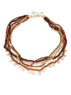 Design Lab Berry Beaded Layered Necklace