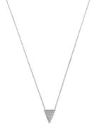 Michael Kors Brilliance Motif Pave Triangle Pendant Necklace