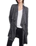 Velvet By Graham And Spencer Marled Open-front Cardigan