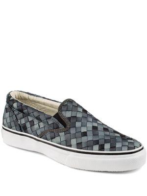 Sperry Striper Woven Slip-on Sneakers