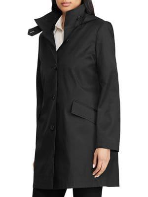 Lauren Ralph Lauren Petite Button-front Walker Coat