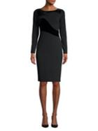 Calvin Klein Velvet Contour Bodycon Dress