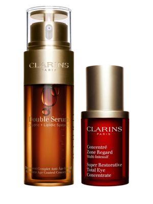 Clarins Face And Eye Wonders S18 Double Serum Total Eye Concentrate Set