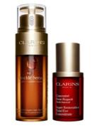 Clarins Face And Eye Wonders S18 Double Serum Total Eye Concentrate Set