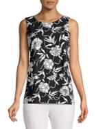 Lord & Taylor Floral Overlay Top