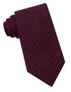 Michael Michael Kors Textured Pindot Silk-blend Tie