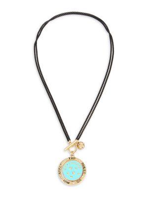 Bcbgeneration Empowered Affirmation Flip Pendant Necklace