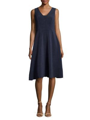 Ivanka Trump V-neck A-line Dress