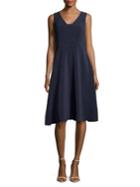Ivanka Trump V-neck A-line Dress