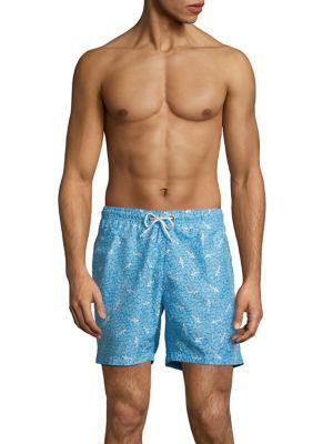 Trunks Surf + Swim Shark-print Swim Trunks