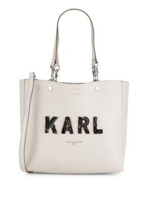 Karl Lagerfeld Paris Adelle Logo Tote