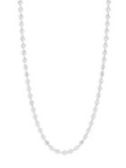 Lord & Taylor Sparkle Disc Link Chain Necklace