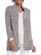 Nic+zoe Savanna Leopard-print Cotton Blend Jacket