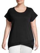 Marc New York Performance Plus Overlapped-hem Tee