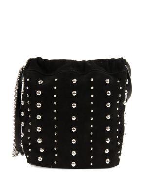 Sam Edelman Saville Studded Suede Shoulder Bag