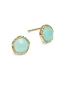 Tai Turquoise Stone Stud Earrings