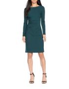 Lauren Ralph Lauren Suede-panel Sheath Dress