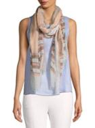 Vince Camuto Linear Lightweight Wrap Scarf