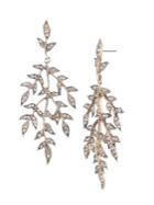 Lonna & Lilly Goldtone Leaf Chandelier Earrings