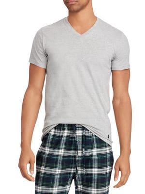 Polo Ralph Lauren Three-pack Slim-fit V-neck Cotton Tees