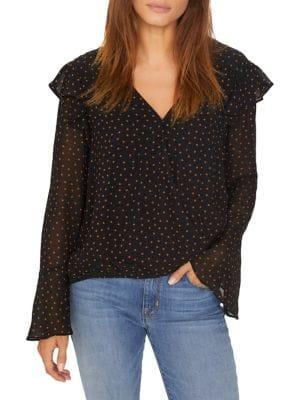 Sanctuary Cori Ruffle Wrap Blouse