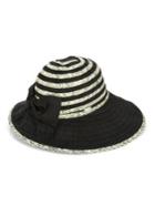 Betmar Striped Panama Hat