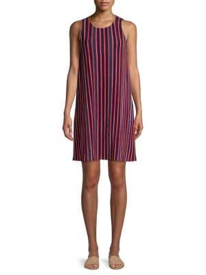Adrianna Papell Striped Knit Shift Dress