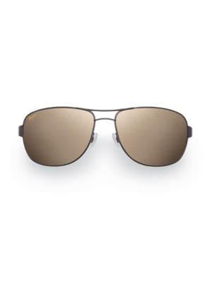 Maui Jim Sand Island Polarized Aviator Sunglasses