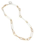 Robert Lee Morris Soho Wired Warrior Two-tone Chain Necklace