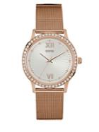 Guess Iconic Lexi Stainless Steel Mesh Bracelet Watch