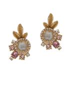Marchesa Floral Clustered Earrings