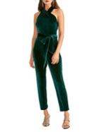 Rachel Rachel Roy Self-tie Velvet Jumpsuit