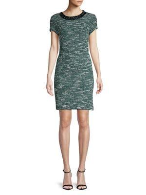 Karl Lagerfeld Paris Short-sleeved Pinemarl Dress