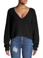 Free People High Low V-neck Top