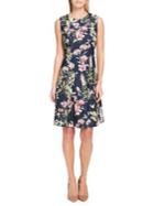 Tommy Hilfiger Hummingbird Scuba Crepe Fit-and-flare Dress