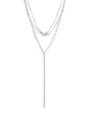 Design Lab Crystal Multi-strand Y-necklace