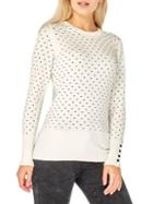 Dorothy Perkins Pindot Long-sleeve Sweater