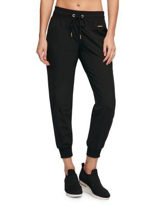 Donna Karan Active Commuter Drawstring Jogger Pants