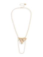 Bcbgeneration Beachcomber Goldtone, Turquoise & Crystal Charm Necklace