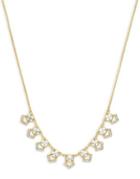 Cole Haan Cubic Zirconia Triangle Chain Necklace