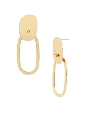 Bcbgeneration Future Femme Sculptural Oval Drop Earrings