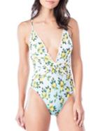Nanette Lepore Lemon-print One Piece