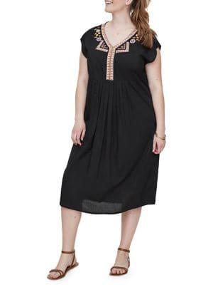 Junarose Plus Periaz Sleeveless Midi Dress