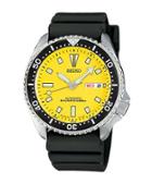 Seiko Diver Stainless Steel And Polyurethane Watch