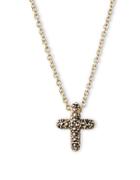 Judith Jack Marcasite, Crystal And Goldplated Sterling Silver Cross Necklace