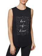 Betsey Johnson Dare To Dream Muscle Tank Top